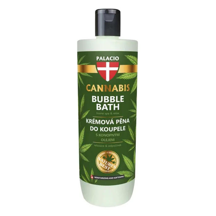 Bain Moussant au Chanvre Cannabis - Détente & Soin, 500 ml Palacio
