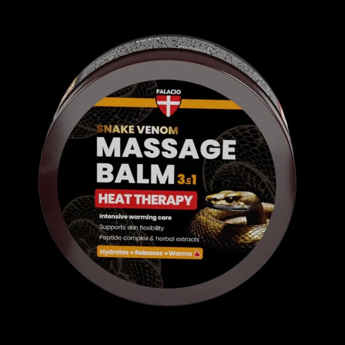 Baume de Massage Chauffant Heat 3-en-1 au Venin de Serpent, 300 ml Palacio