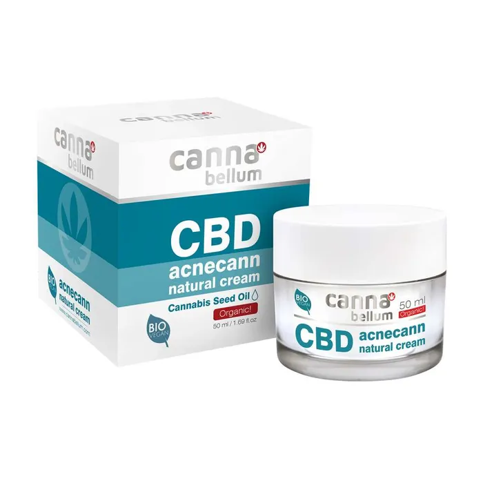Crème Visage CBD Anti-Acné Peaux à Problèmes, 50 ml Cannabellum