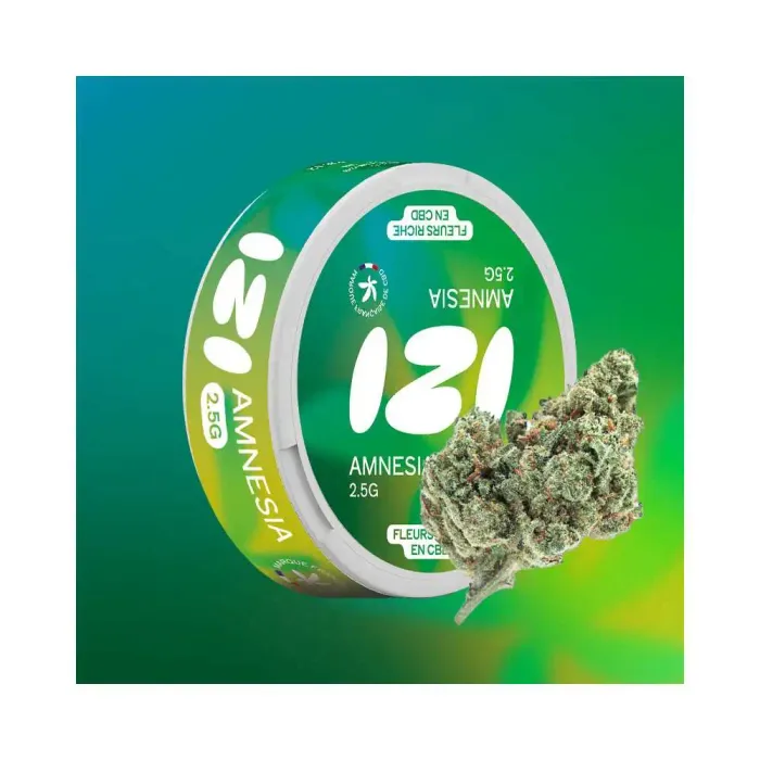 Fleur de CBD Amnesia 2.5g - IZI