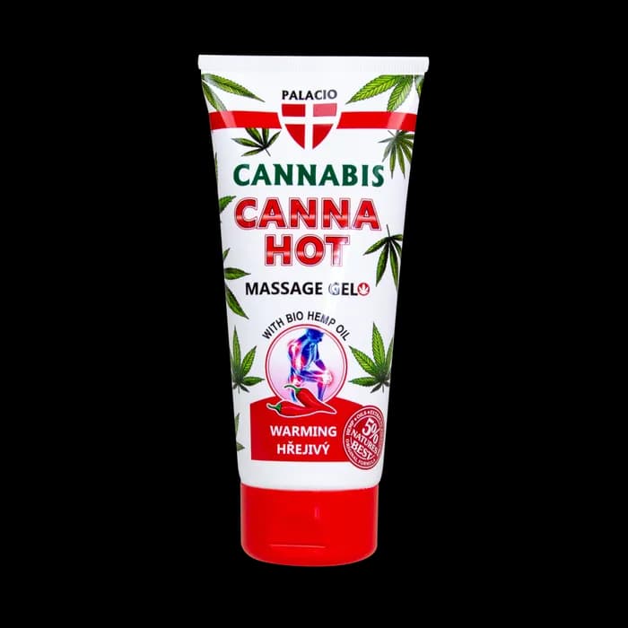 Gel de massage chauffant au chanvre CANNAHOT, 200 ml Palacio