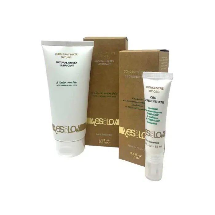 Lubrifiant aloé vera & concentré de CBD