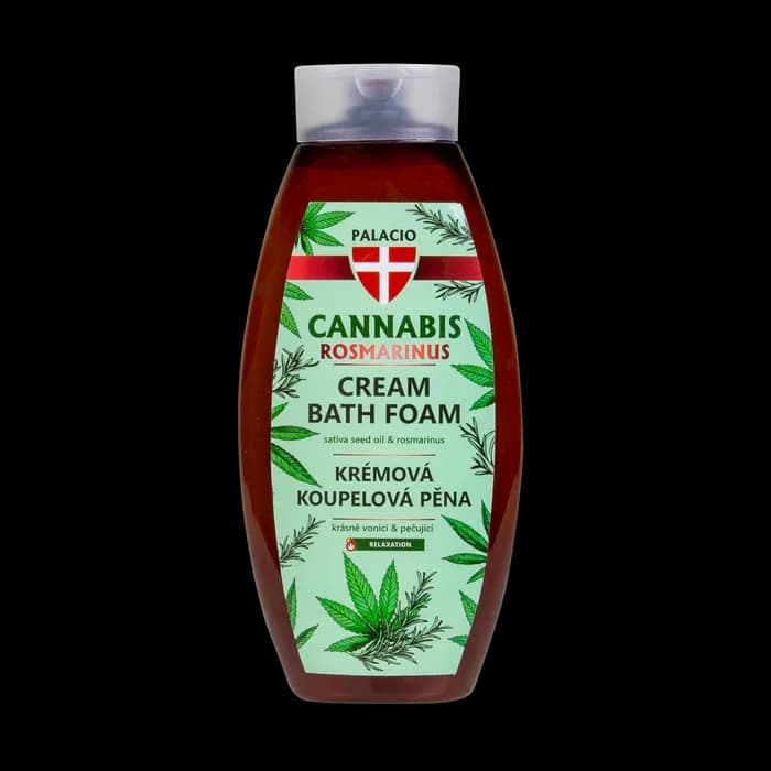 Cannabis Rosmarinus : bain moussant à l'huile de chanvre, 500 ml Palacio