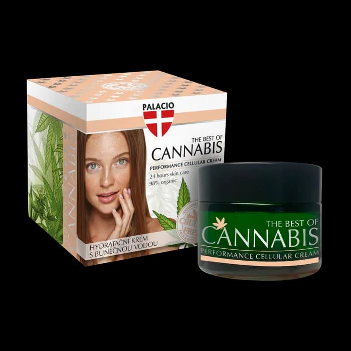 Crème Visage Hydratante Cellulaire Chanvre & CBD, 50ml Palacio