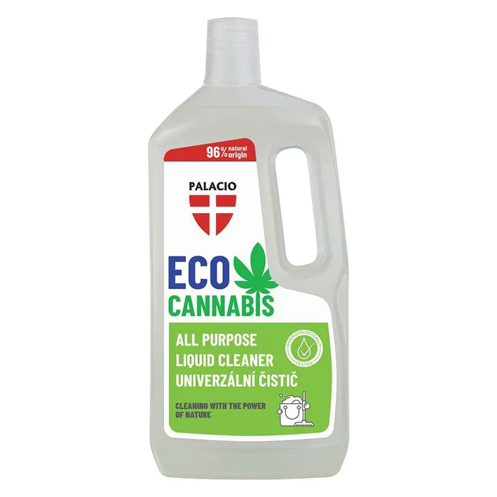 EcoCannabis – Nettoyant Multi-Usages au Chanvre, 1000 ml Palacio