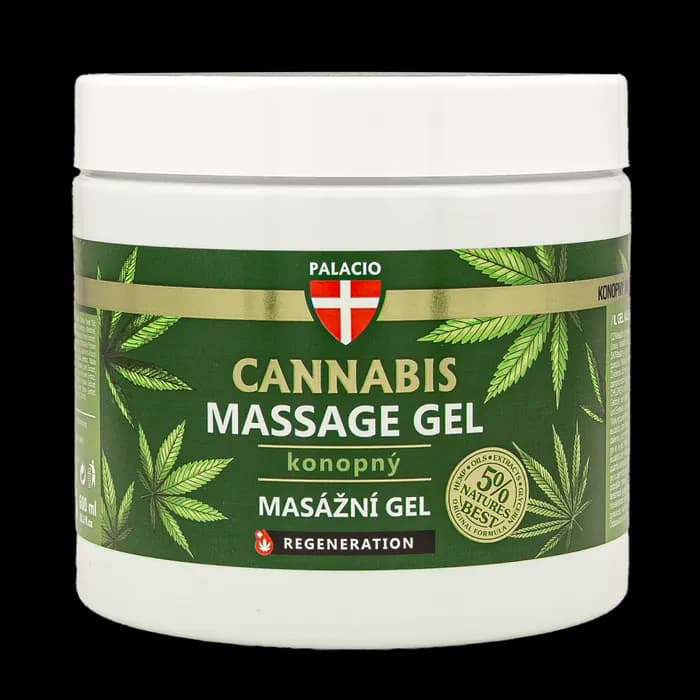 Gel de Massage au Chanvre – Effet Frais & Détente, 600 ml Palacio