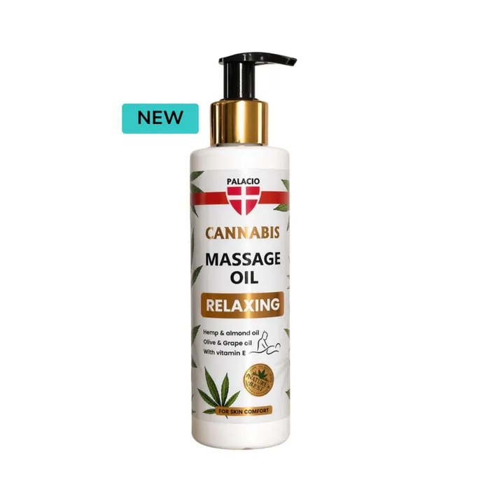 Huile de Massage Relaxante au Chanvre, 150 ml Palacio