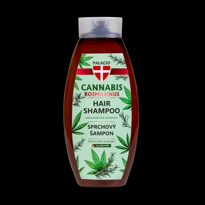 Shampooing Cannabis Romarin à l'Huile de Chanvre, 500 ml Palacio
