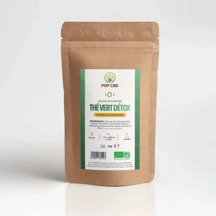 Thé CBD bio détox