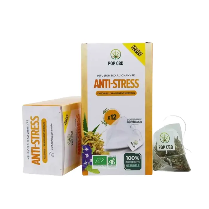 Tisane CBD bio anti stress - sachets