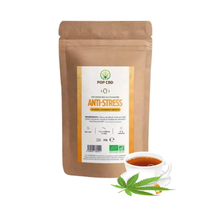 Tisane CBD bio anti stress - vrac