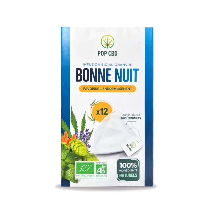 Tisane CBD bio bonne nuit - sachets