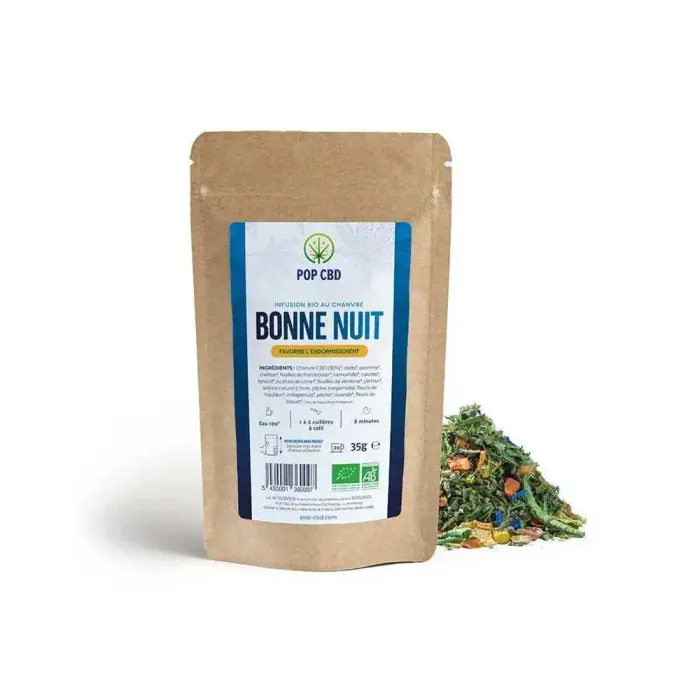 Tisane CBD bio bonne nuit - vrac