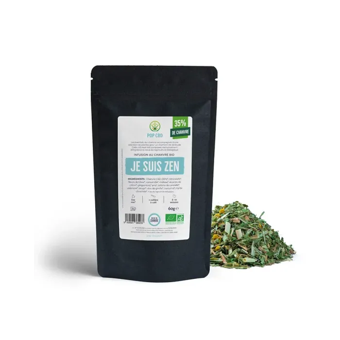 Tisane CBD bio je suis zen