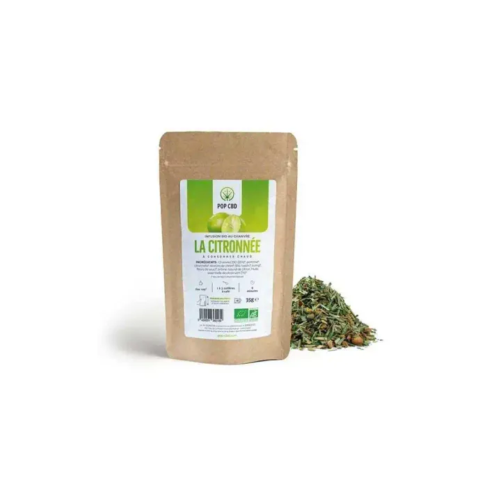 Tisane CBD bio la citronnée