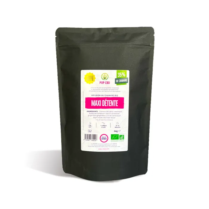 Tisane CBD bio maxi détente