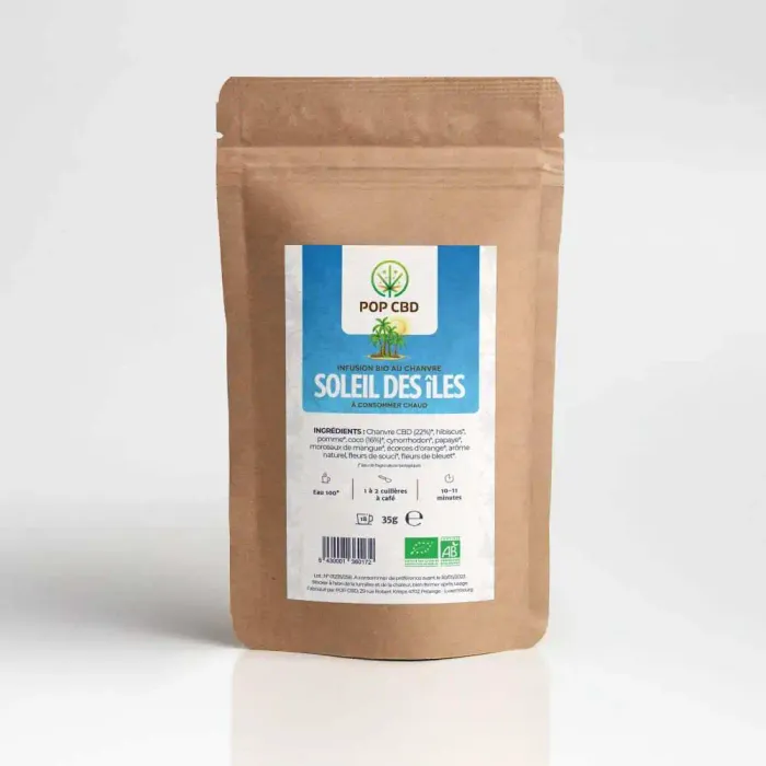 Tisane CBD bio soleil des îles